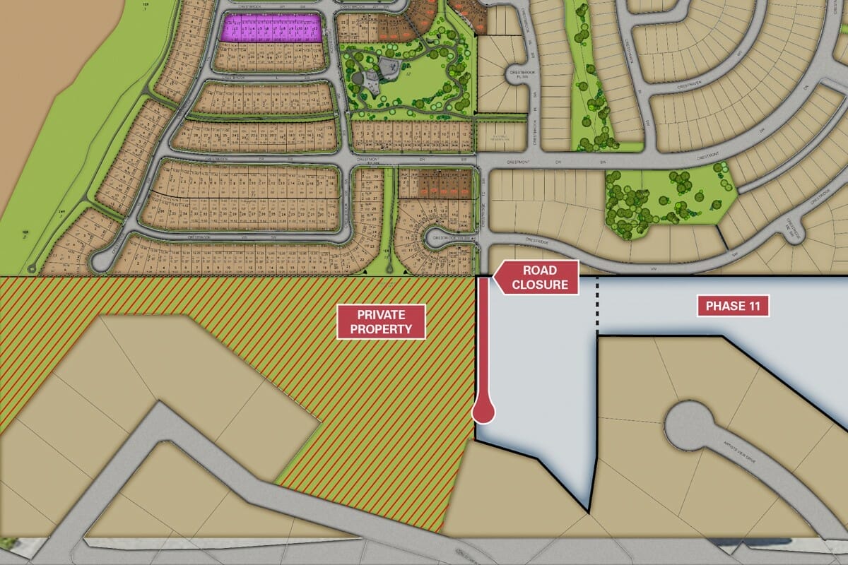 Crestmont Spring Construction